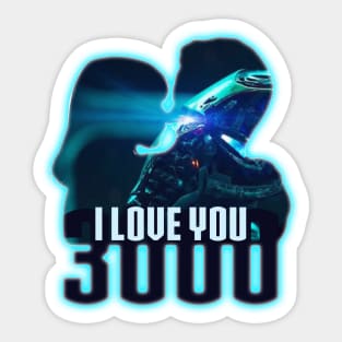 I love you 3000 Sticker